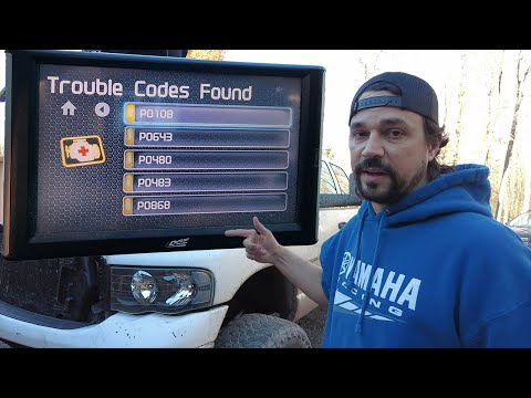 Transmission Not Shifting on Dodge Ram Cummins | Check engine codes P0108 P0643 P0480 P0483 P0868