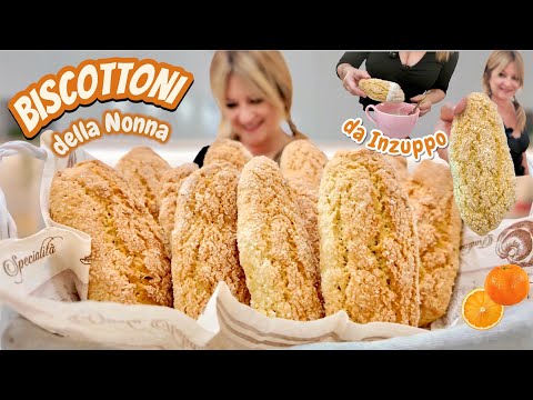 BISCOTTONI DA INZUPPO della NONNA XXL al profumo di ARANCIA 🍊 