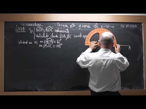 2/3 1602 Clasa 6 Constructia unui unghi de masura data Unghiuri adiacente Suplementare Complementare