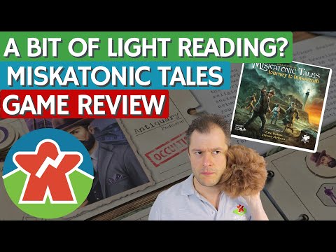 Miskatonic Tales (Journey to Innsmouth) - Board Game Review - A Bit Of Light Reading?
