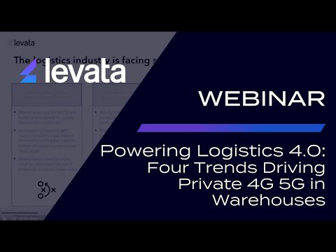 Powering Logistics 4.0: Four Trends Driving Private 4G 5G in Warehouses | Dec 8, 2025