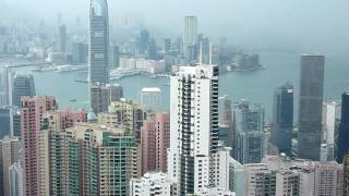 preview picture of video 'View of HK from the Victoria Peak'