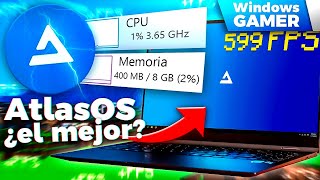 Nuevo  Windows AtlaOS SUPER RAPIDO / El Windows Gamer 2023 / MAS FPS