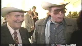 Headline News - on the Death of Clayton Moore ("The Lone Ranger") - Dec., 1999