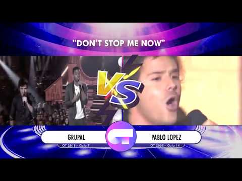 OT BATALLAS | Don't Stop Me Now | OT 2018 Grupal VS. Pablo Lopez