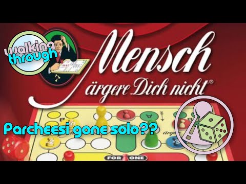 Walking through For One: Mensch ärgere dich nicht (Parcheesi Solo)