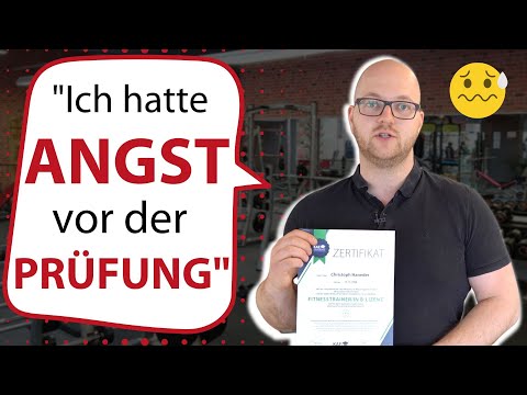 Fitnesstrainer B-Lizenz schaffen trotz Prüfungsangst (KAF Akademie Erfahrungen)