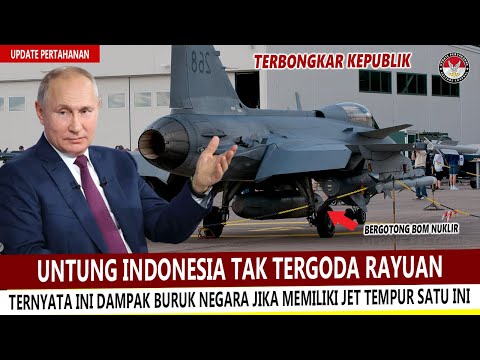 INDONESIA HAMPIR TERGODA DENGAN TAWARAN JET TEMPUR YANG BERESIKO TINGGI, Ini Faktanya