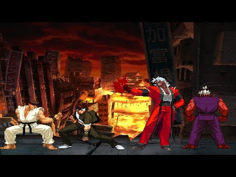 [CvS2] Kyo Kusanagi & Ryu vs God Rugal & Shin Akuma