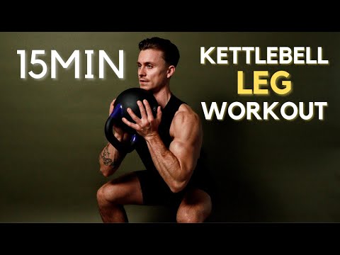 15 MINUTE SINGLE KETTLEBELL LEG WORKOUT // Lower body