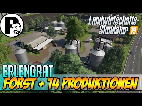 LS19 Erlengrat Hof, Forst & Produktionen Alpine DLC | Timelapse | Most beautiful farm on Erlengrat