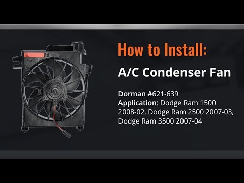 A/C condenser fan assembly installation video by Dorman Products