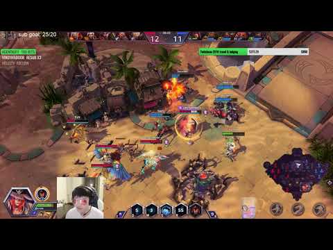 Valla Strafe - Trying New Caltrops Valla! - Grandmaster Storm League Game