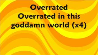 Mika Overrated (Studio Version + Lyrics)