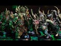 Speed painting Death Guard: Plague Marines and Poxwalkers