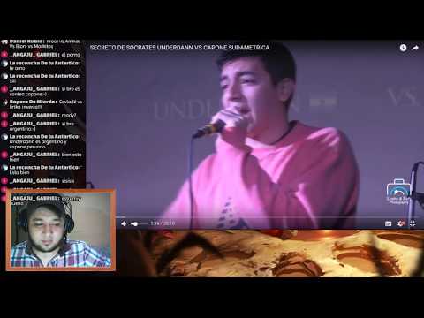 Reaccionando A Batalla escrita UNDERDANN VS CAPONE en vivo!!!