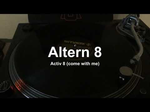 Listening to my LPs & 12s Altern 8 Activ8 (come with me)