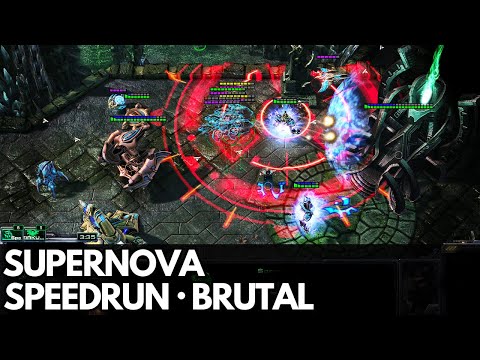 StarCraft 2 WoL - Mission 16 (Supernova) - Speedrun (Brutal)