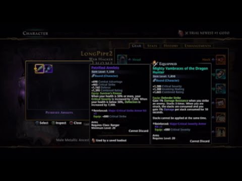 Neverwinter Mod25 HR Endgame Trial Build (universal build)