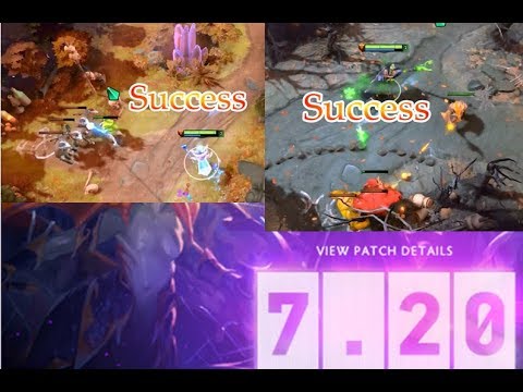 how to Double Pull at new Map patch dota 2 - 7.20 and try to pull other lane.