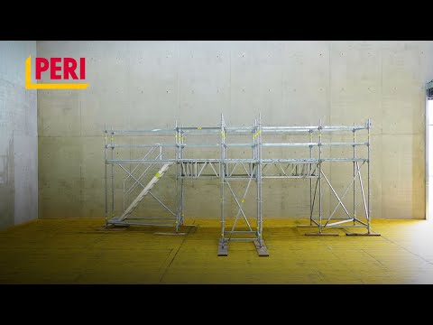ANWENDUNG | PERI UP Gerüstbaukasten - Überbrückungen mit Gitterträgern