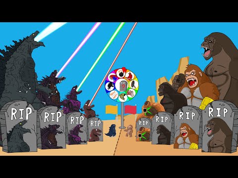 Rescue GODZILLA EARTH: The Battle Against Digestive System | Godzilla & KONG Cartoons Movies