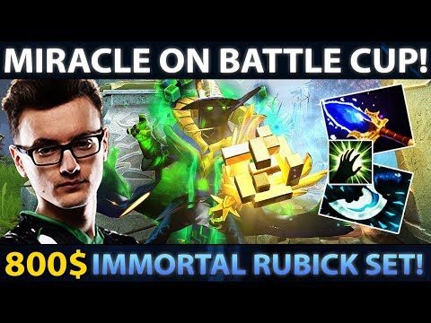 Miracle on Battle Cup Party with Gorgc & MagE-! 800$ Rubick Set - EPIC Comeback in Finals Dota 2