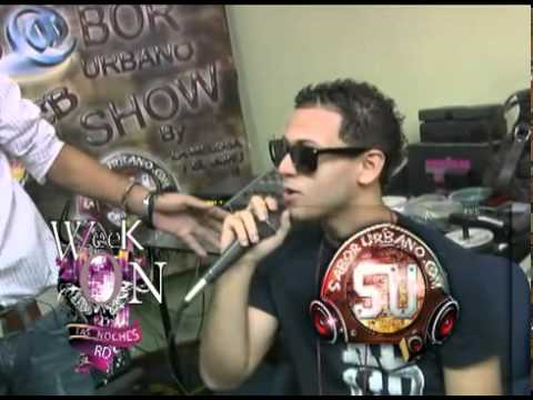 Javi Flow y Tony Tok Presentacion en SaborUrbano WEb Show