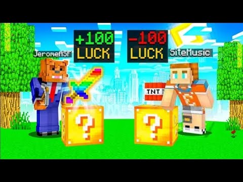 Randomized 1 VS 1 Lucky Block Challenge In Minecraft