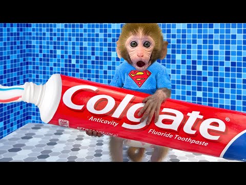 Bebé Mono Bon Bon se convierte en bruja y hace jugo arcoíris dulce - Animal HT ESP