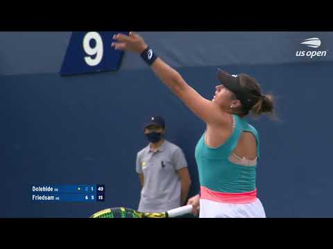 Caroline Dolehide vs Anna-Lena Friedsam | US Open 2020 Round 1