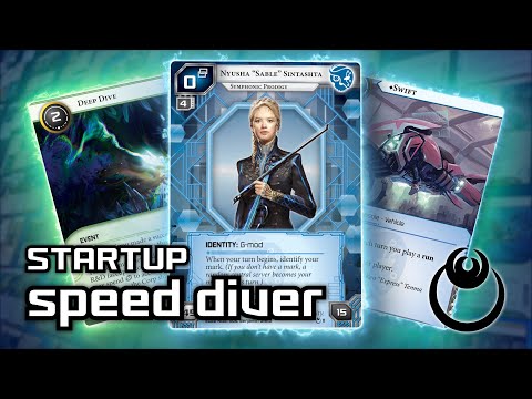 Speed Diver - Swift Sable [Startup] / Android: Netrunner