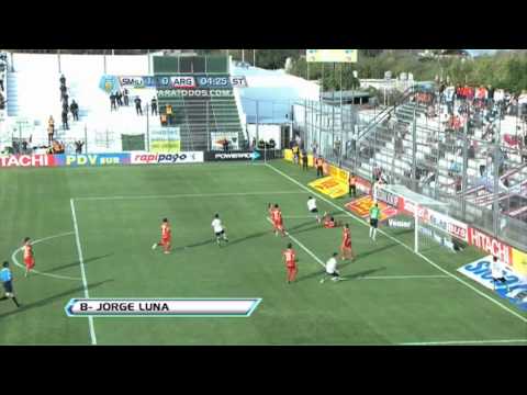 Gol de Luna. San Martín 1 - Argentinos 0. Fecha 13. Torneo Final 2013. Fútbol Para Todos