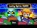 We Did 10 000 LUCKY SPINS And Got THIS In Roblox Blue Lock Rivals
