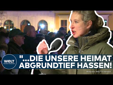 Video Thumbnail: MAGDEBURG: Trauer und Wut! "Abschieben!" Wie AfD-Chefin Weidel vom Weihnachtsmarktangriff profitiert