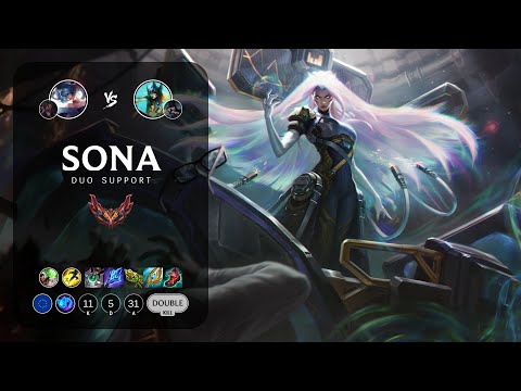 Sona Support vs Nami - EUW Grandmaster Patch 12.23