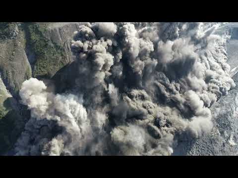 Engineering Meets Operation: Massive Blast Shockwave Captured by Drone