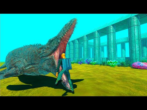 NEW MOSASAURUS vs EVERY STRONG UNITS - Animal Revolt Battle Simulator
