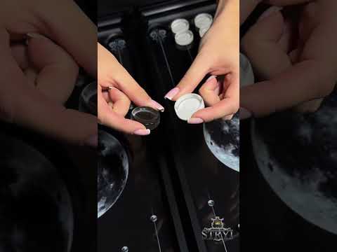 Stylized Glass Backgammon WOLF Best Nardy #backgammon #shortvideo #shorts