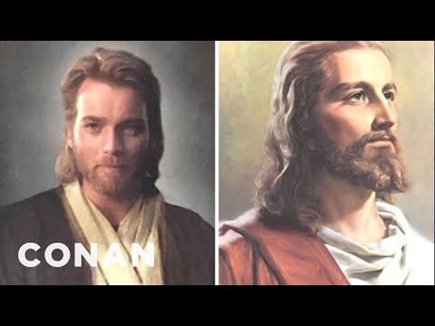A Fan's Mom Mistook Ewan McGregor's Obi-Wan For Jesus | CONAN on TBS