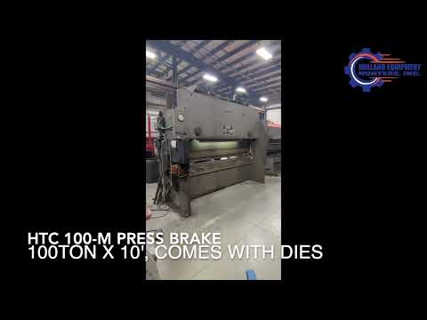 HTC 100-M Fabricating Machinery, Press Brakes, Hydraulic | Holland Equipment Hunters, Inc. (1)