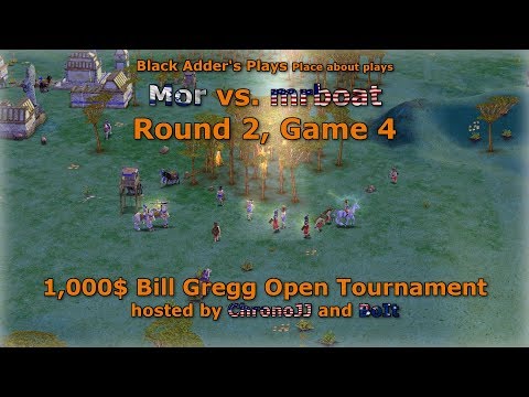 Bill Gregg Open Tournament, R2 - Mor vs. mrboat, Game 4 - Age of Mythology: The Titans