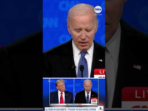 Jill Biden says she thought Joe Biden was having a stroke during 2024 debate