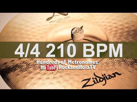 🔴 210 BPM Ride Metronome