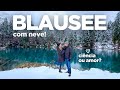 BLAUSEE O Lago Mais Azul Da SUÍÇA No INVERNO Com NEVE 4K