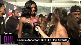 Leomie Anderson Interview | 2017 BET Hip Hop Awards