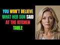 You Won T Believe What Her Son Said At The Kitchen Table