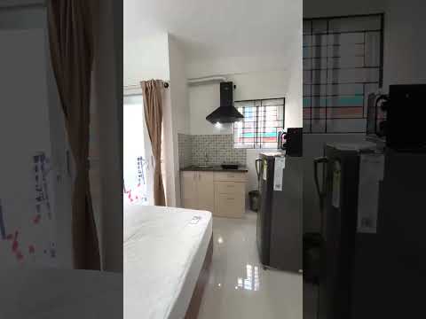 Video thumbnail for A201:  Fully furnished 1 BHK Flat for rent in Whitefield | Kots Bien