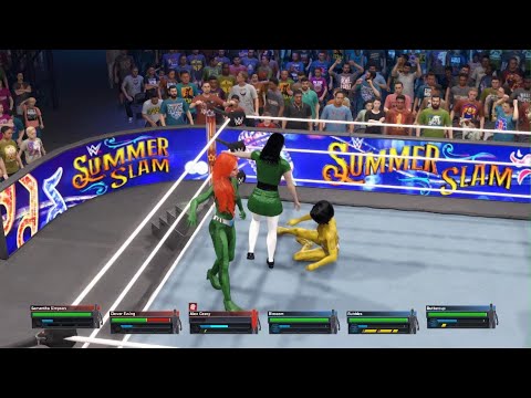 WWE 2K23 Totally Spies Vs Powerpuff Girls 3V3 Elimination.
