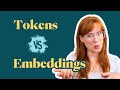 Tokens Vs Embeddings What Are They How Are They Different